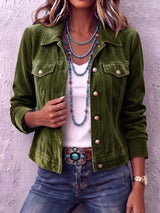 Raffaella | Giacca in Velluto Vintage Bohemien per Donna