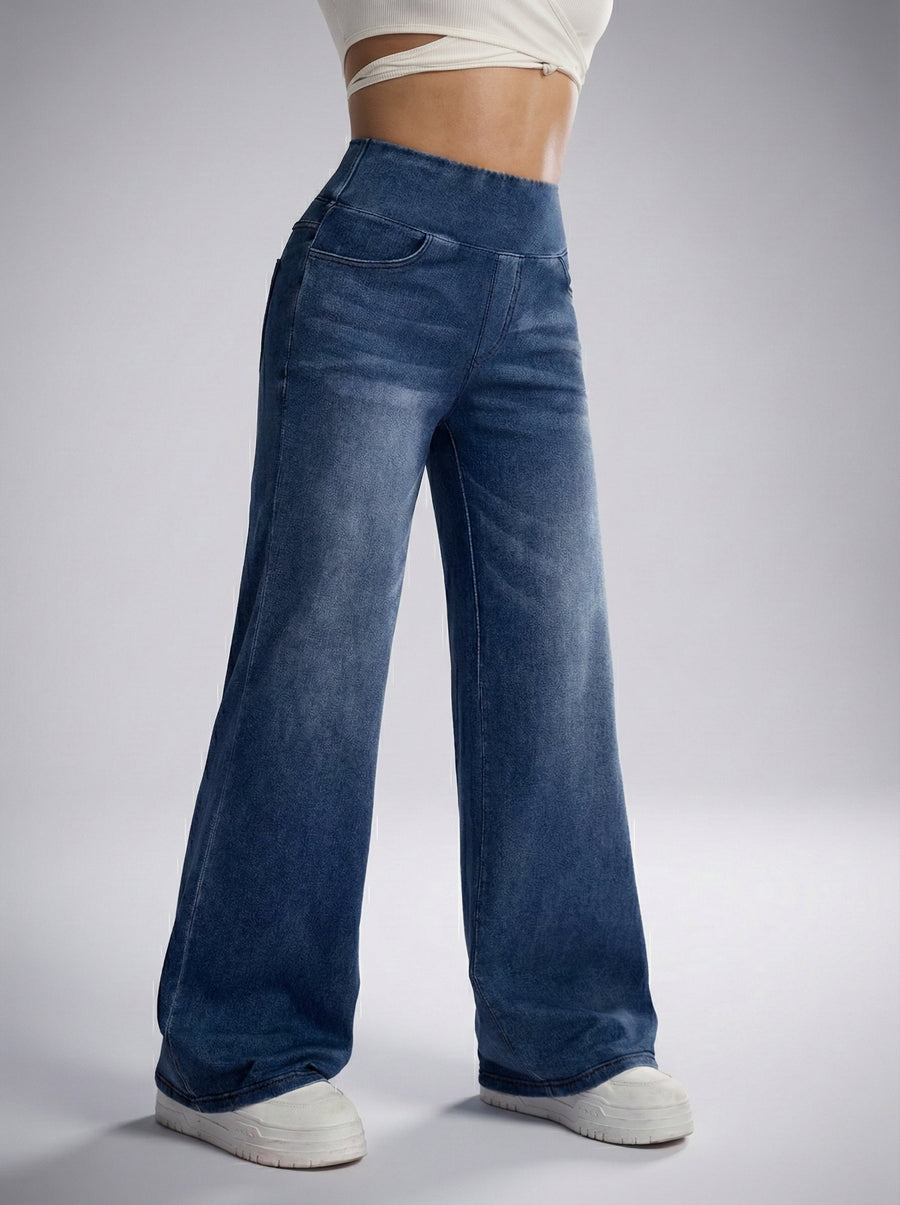 Duna - Pantaloni larghi con controllo addominale da donna