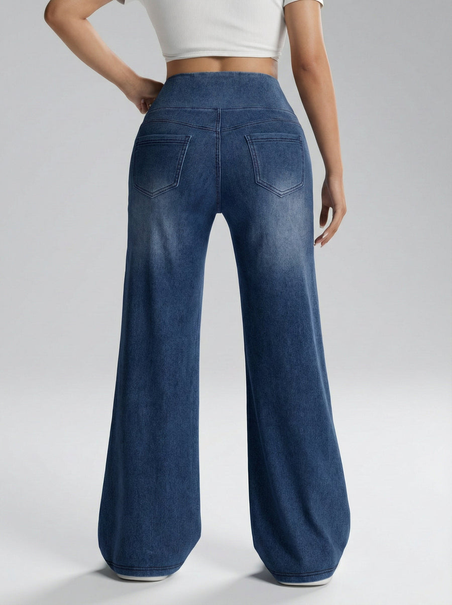 Duna - Pantaloni larghi con controllo addominale da donna