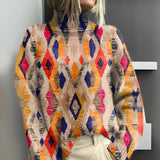 Ninthe | Maglione con stampa geométrica
