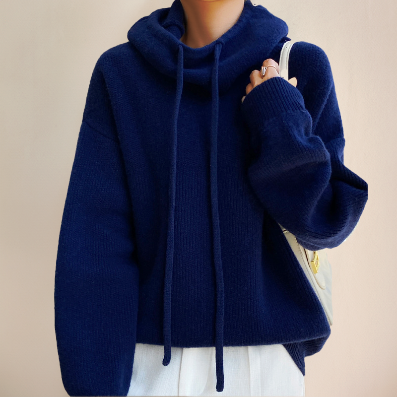 Le Cloe | Maglione in Lana Merino con Collo Alto da Donna