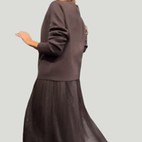 Ullé | Abito elegante di malha e tule da donna