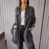 JansenStyle™ Oona | Blazer in Denim Oversize da Donna