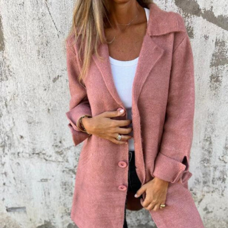 Urbane® | Cappotto casual di media lunghezza da donna