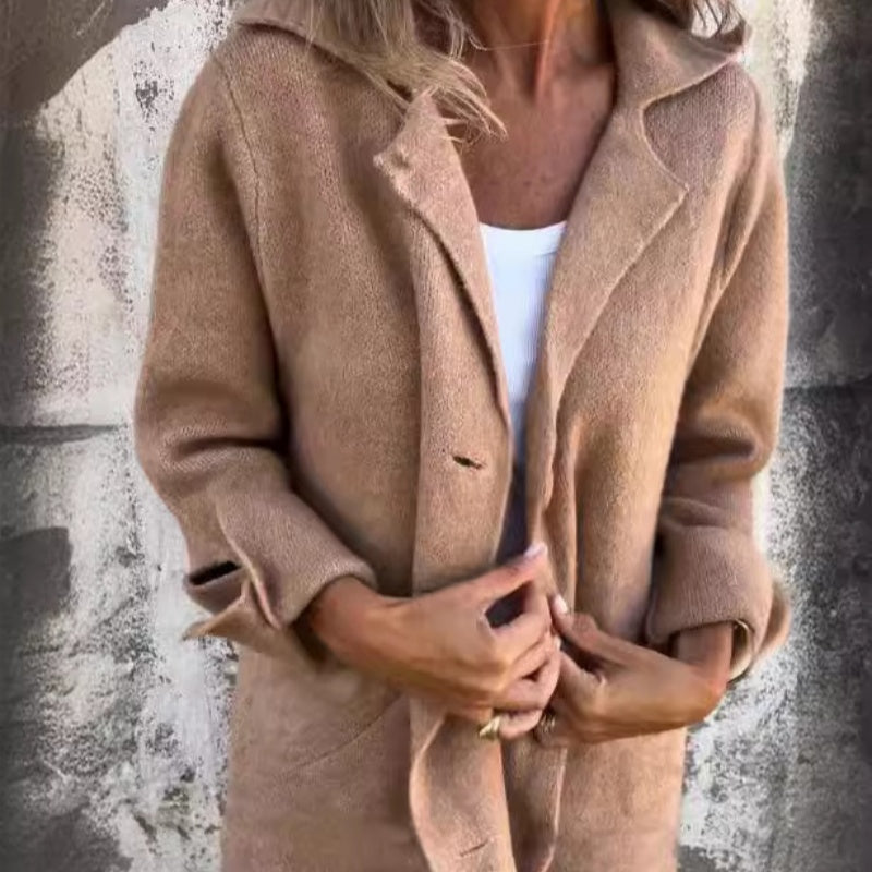 Urbane® | Cappotto casual di media lunghezza da donna