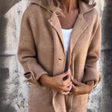 Urbane® | Cappotto casual di media lunghezza da donna