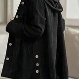 Dana™ | Cappotto a Coste con Cappuccio da Donna