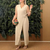Ines | Tuta Elegante con Scollo a V