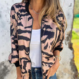 Zaira™ | Giacca Primaverile con Zip Zebra da Donna