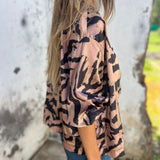 Zaira™ | Giacca Primaverile con Zip Zebra da Donna