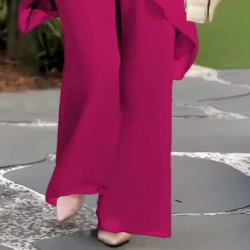 Herlene™ | Completo da Donna Chic Asimmetrico con Top e Pantaloni