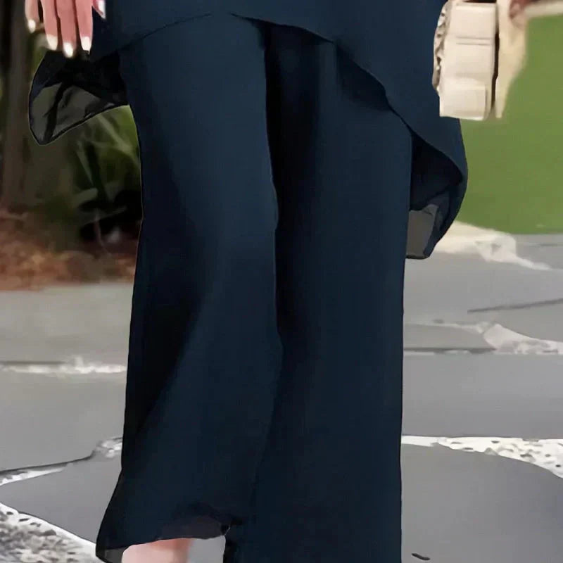 Herlene™ | Completo da Donna Chic Asimmetrico con Top e Pantaloni
