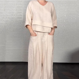 VALENTINA | Set Due Pezzi con Vestibilità Rilassata e Stile Minimalista