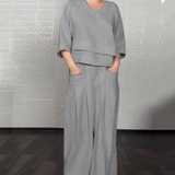 VALENTINA | Set Due Pezzi con Vestibilità Rilassata e Stile Minimalista