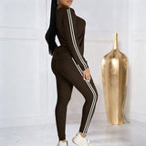 Lila | Set Completo da Allenamento Due Pezzi da Donna con Maniche Lunghe