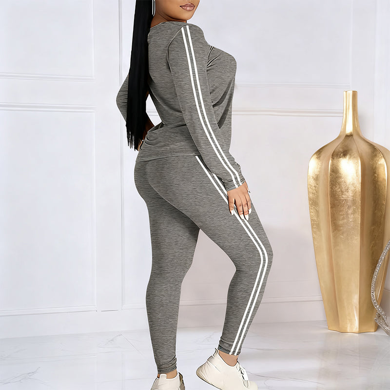 Lila | Set Completo da Allenamento Due Pezzi da Donna con Maniche Lunghe