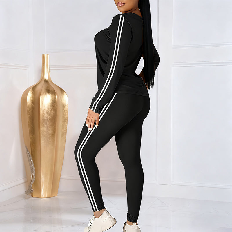 Lila | Set Completo da Allenamento Due Pezzi da Donna con Maniche Lunghe