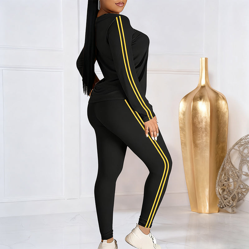 Lila | Set Completo da Allenamento Due Pezzi da Donna con Maniche Lunghe