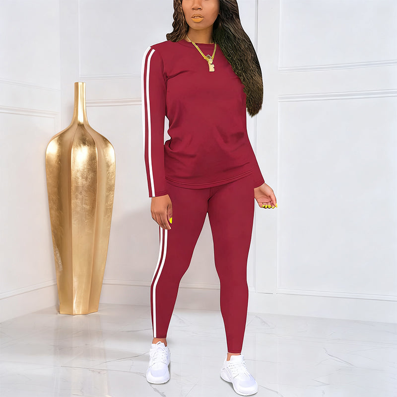 Lila | Set Completo da Allenamento Due Pezzi da Donna con Maniche Lunghe