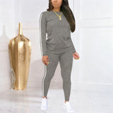 Lila | Set Completo da Allenamento Due Pezzi da Donna con Maniche Lunghe