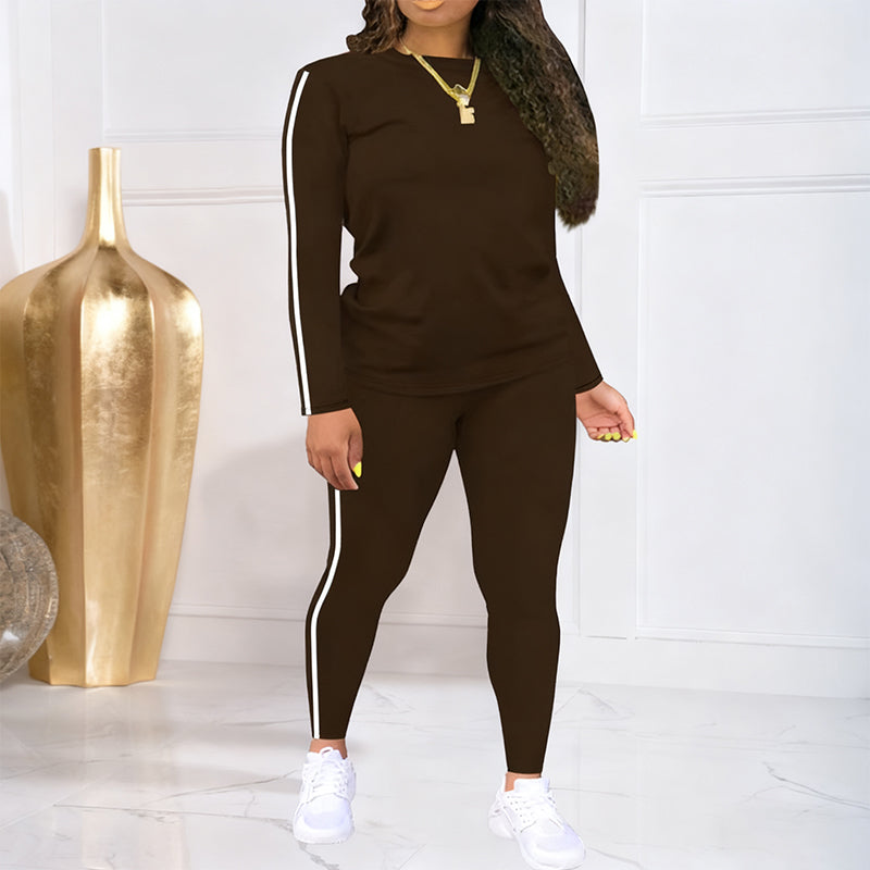Lila | Set Completo da Allenamento Due Pezzi da Donna con Maniche Lunghe