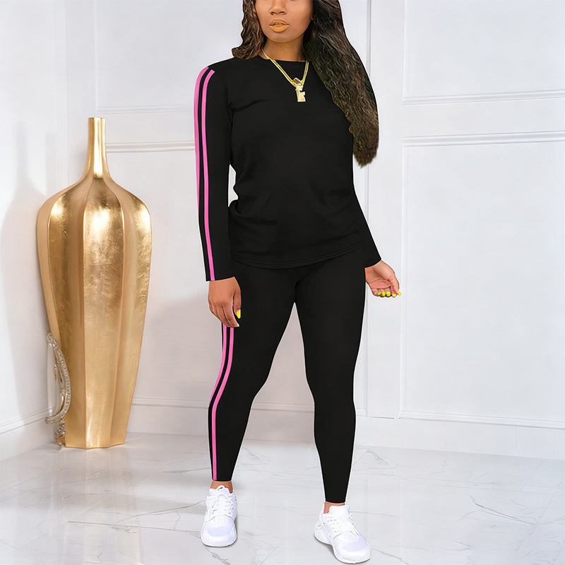 Lila | Set Completo da Allenamento Due Pezzi da Donna con Maniche Lunghe