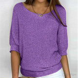 Luigia | Maglione Elegante in Maglia Intrecciata da Donna