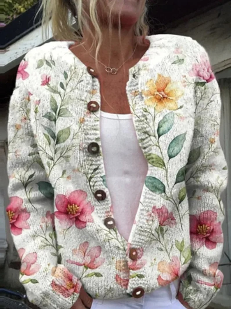 Zita™ | Cardigan Floreale Elegante da Donna