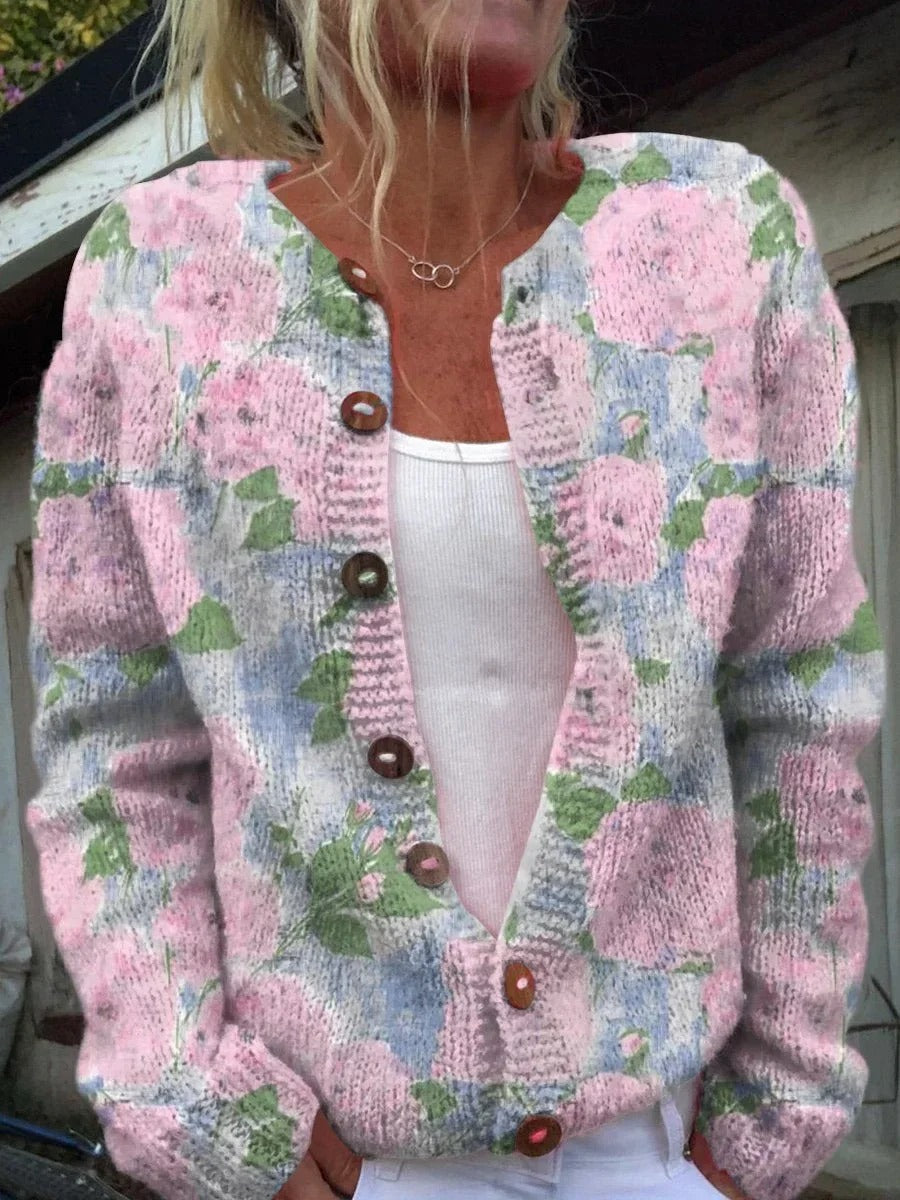Zita™ | Cardigan Floreale Elegante da Donna