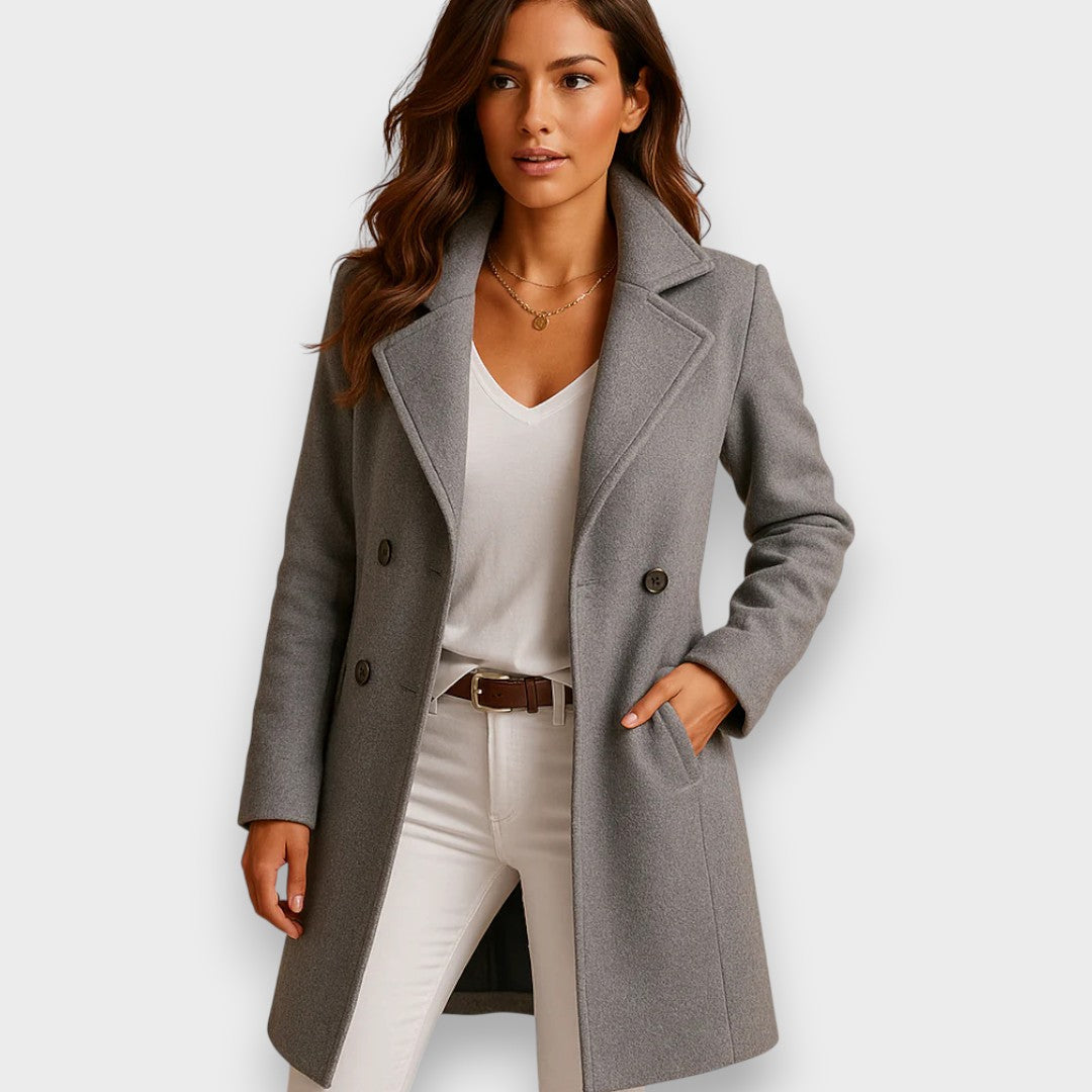 Gabriela | Cappotto Classico in Lana da Donna