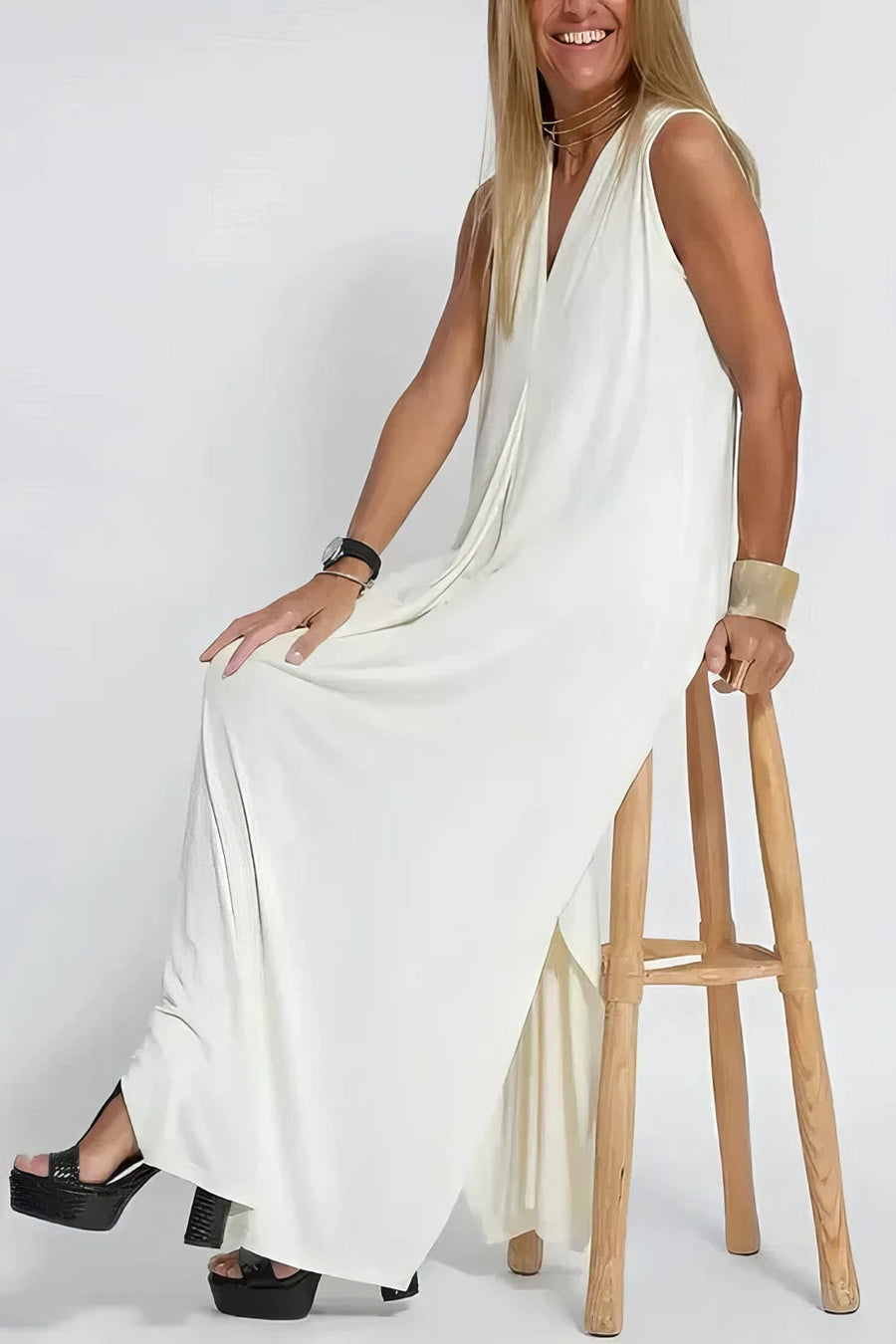 Ava™ | Abito lungo elegante + cardigan