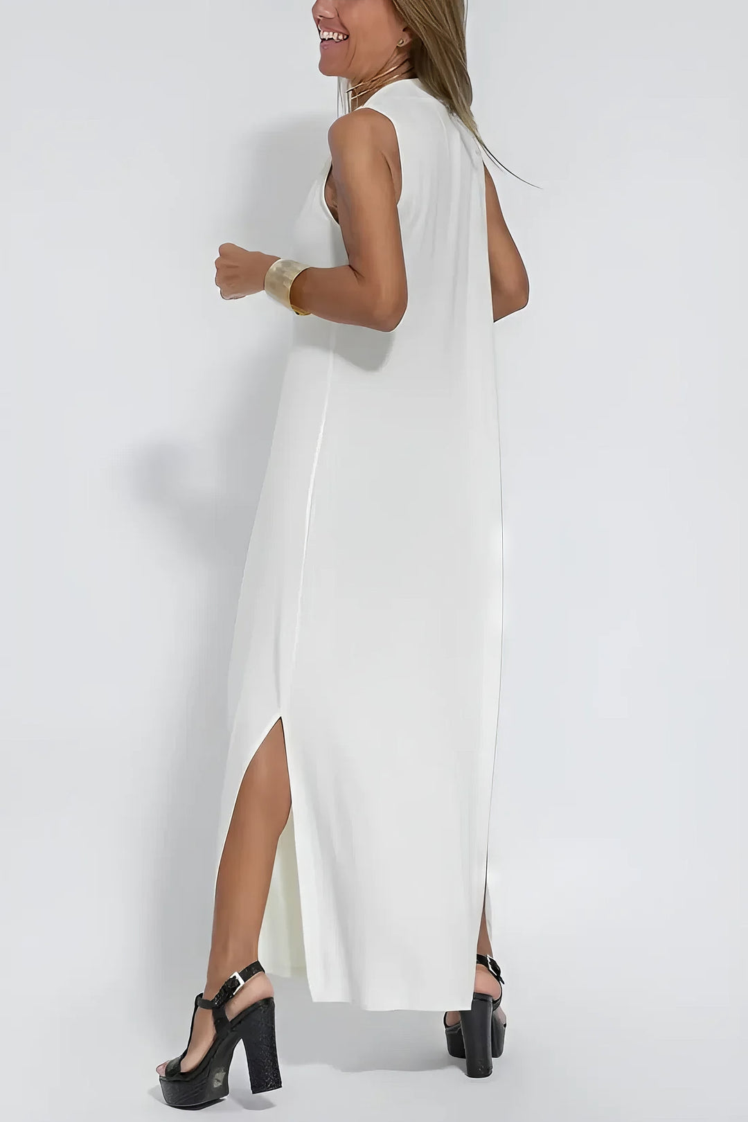 Ava™ | Abito lungo elegante + cardigan