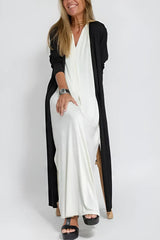 Ava™ | Abito lungo elegante + cardigan