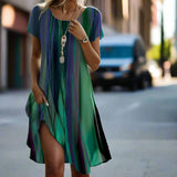 Jamie™ | Abito Boho Casual con Effetto Degradé da Donna